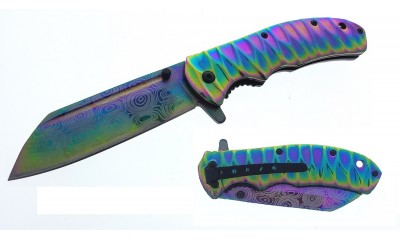 Falcon Tanto Blade Spring Assisted Knife KS43554RB Falcon Tanto Blade Spring Assisted Knife KS43554RB